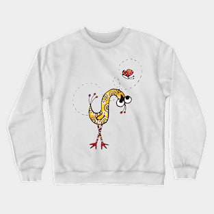 Confuzzled bird Crewneck Sweatshirt